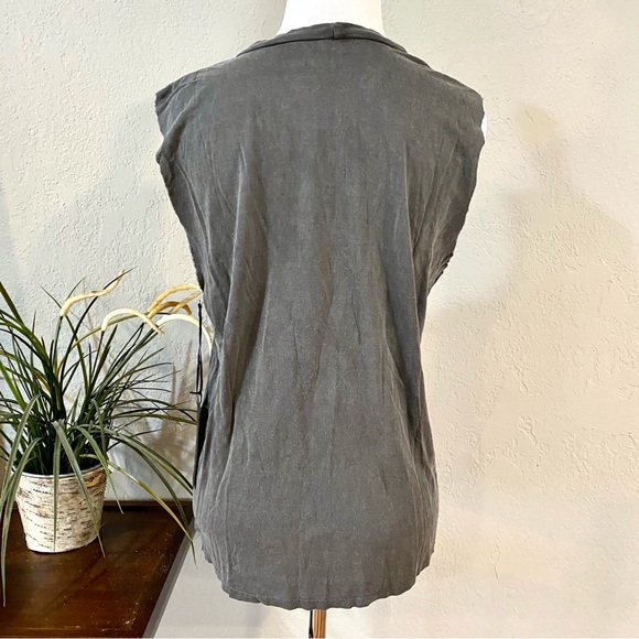 ☀️HP☀️NWT Lauren Moshi Kel Janis Joplin Sleeveless Tank Tee, XS - Picture 7 of 15